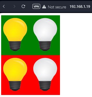 Lamp Control HTML Server ESP32